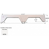 Icon Fender Skirt For Glendale  Golden Falcon 64-1/4 Inch 10-5/8 Inch  White 01791