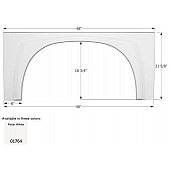 Icon Fender Skirt For Gulfstream  Palm Breeze 48 Inch 21-5/8 Inch  01764