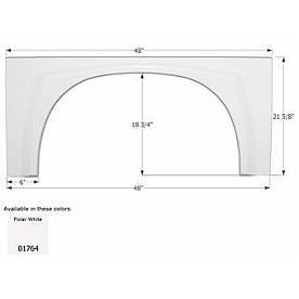 Icon Fender Skirt For Gulfstream  Palm Breeze 48 Inch 21-5/8 Inch  01764