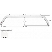 Icon Fender Skirt For Sunline  Solaris 71-1/4 Inch 16 Inch  White 01784