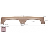 Icon Fender Skirt For Keystone  Springdale 69-3/4 Inch 11-1/8 Inch Gray Rose 12186