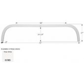 Icon Fender Skirt For Thor  Fury 73 Inch 17 Inch  White 01985