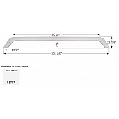 Icon Fender Skirt For Forest River  Sandpiper Sport 105-5/8 Inch 12-7/8 Inch  White 01707