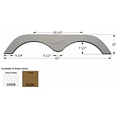 Icon Fender Skirt For R-Vision  Trail-Lite/ Trail-Cruiser/ Trail-Sport 65 Inch 12 Inch  White 01639