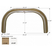 Icon Fender Skirt For Fleetwood  Tioga 39-1/8 Inch 21-3/8 Inch Metallic Bronze 12160
