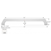 Icon Fender Skirt For Timberland (Adventure RV)  Timberlodge 72 Inch 10-3/4 Inch  White 12098