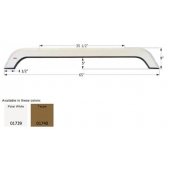 Icon Fender Skirt For R-Vision s 65 Inch 9 Inch  White 01739