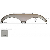 Icon Fender Skirt For Gulfstream  Mako 65-3/4 Inch 12-1/2 Inch Heather Mist Metallic 12092