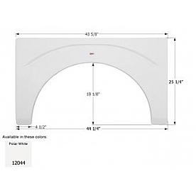 Icon Fender Skirt For Fleetwood  Southwind 44-1/4 Inch 25-1/4 Inch  12044