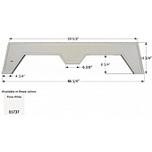 Icon Fender Skirt For Kustum Koach s 66-1/4 Inch 14-3/4 Inch  White 01737