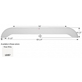 Icon Fender Skirt For Extreme RV  Sportsmaster 69-1/4 Inch 9-1/2 Inch  White 12057