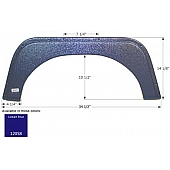 Icon Fender Skirt For KZ  Coyote 34-1/2 Inch 14-1/8 Inch Cobalt Blue 12058