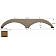 Icon Fender Skirt For Forest River  Cedar Creek 68 Inch 12-1/2 Inch Taupe 12690