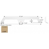 Icon Fender Skirt Gulfstream  Conquest 68-7/8 Inch 9-3/4 Inch Champagne 12287