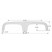 Icon Fender Skirt For Excel  Winslow 67-7/8 Inch 13-1/2 Inch  White 12291