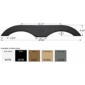 Icon Fender Skirt for Crossroads/ Dutchmen/ Forest River/ Keystone/ Palomino/ KZ/ Heartland