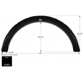 Icon Fender Skirt For Fleetwood  Jamboree 41 Inch 19-1/2 Inch Black 12362