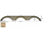 Icon Fender Skirt For Gulfstream  Yellowstream 101-1/4 Inch 11-1/2 Inch Champagne 12371
