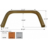 Icon Fender Skirt For Coachmen  Shasta Freeport/ Leprechaun/ Santara 38-1/4 Inch 16-7/8 Inch  12360