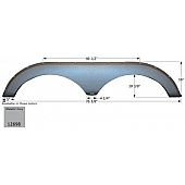 Icon Fender Skirt For Heartland  Big Country 76-3/8 Inch 16 Inch Metallic Gray 12698