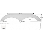 Icon Fender Skirt For Pilgrim s 71 Inch 12-3/4 Inch  White 12700