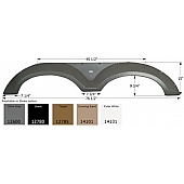 Icon Fender Skirt For Coachmen  Chaparral And Redwood 76-1/2 Inch 15 Inch Evening Sand 14101