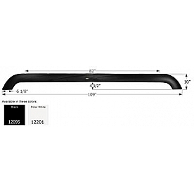 Icon Fender Skirt For s of Eclipse RV Including Attitude 109 Inch 10 Inch  White 12201