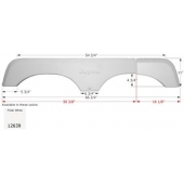 Icon Fender Skirt For Jayco  Eagle 66-3/4 Inch   White 12639