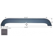 Icon Fender Skirt Fits Various Weekend Warrior  Carbon Lite 70-1/4 Inch 12 Inch Slate Grey 12711