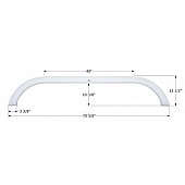 Icon Fender Skirt For Forest River  Stealth 70-5/8 Inch 13-1/2 Inch  White 12876