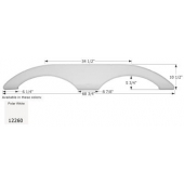 Icon Fender Skirt Starcraft  Homestead 68-3/4 Inch 10-1/2 Inch  White 12260