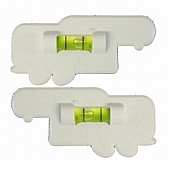 Prime Products RV Bubble Level - Side To Side - Set of 2 - 28-0123