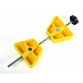 Camco Wheel Chock Yellow Plastic Single - 44652