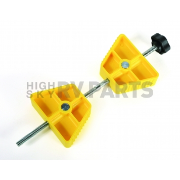 Camco Wheel Chock Yellow Plastic Single - 44652