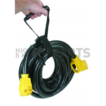 Camco Power Cord - 50 Amp 30 Feet Length Black - 55195-1