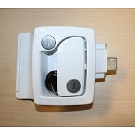 Trimark Entry Door Lock Assembly 60-251WHT