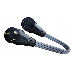 AP Products Power Cord Adapter 30 Amp Plug x 50 Amp Receptacle Flat Wire 18 inch - 16-00570