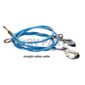 Roadmaster Inc Trailer Safety Cable - 12 Inch 8000 Pound - Set of 2 - 910648-12