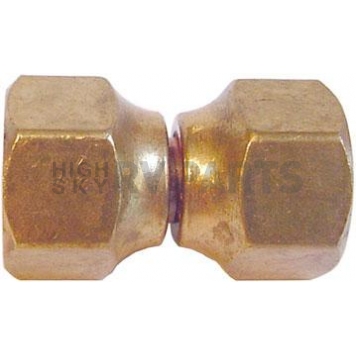 Marshall Excelsior Propane Adapter - Brass Female Inverted Flare  Female Inverted Flare - ME-US4-6
