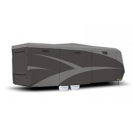 Adco Designer SFS Aquashed RV Cover for 30.5' Toy Haulers - Gray Polypropylene