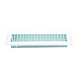 AP Products Heating/ Cooling Register - Rectangular White - 013-640