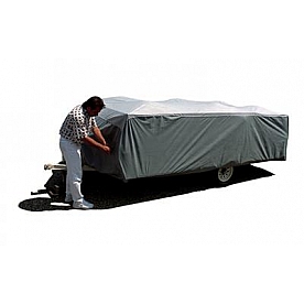 Adco SFS AquaShed RV Cover for 16 foot Folding/ Pop Up Trailers - Gray Polypropylene - 12294