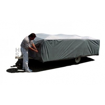 Adco SFS AquaShed RV Cover for 16 foot Folding/ Pop Up Trailers - Gray Polypropylene - 12294