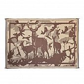 Ming's Mark RV Patio Mat -  8 Feet x 11 Feet Camo Deer Brown Polypropylene - HC8117