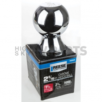 Reese Trailer Hitch Ball - 2-5/16 Inch with  Shank - 7028520 
