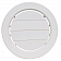 Valterra Heating/ Cooling Register - Round White - A10-3358VP