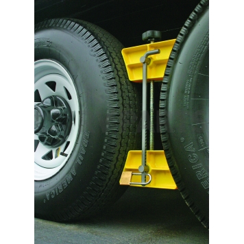 Camco Wheel Chock - Yellow Plastic Single - 44642-2