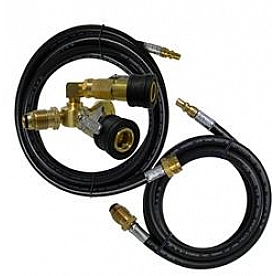 MB Sturgis Propane Adapter Fitting with 2 Hoses - 103539-MBS