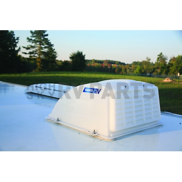 Camco Roof Vent Cover for 14 inch x 14 inch Vents - White - 40431-6