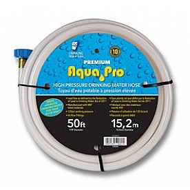 Aqua Pro Fresh Water Hose - 50 Feet White -W20865